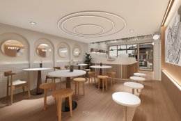 Redesign ออกแบบ ผลิต และติดตั้งร้าน : ร้าน Luka Coffee ห้วยขวาง รัชดา กทม.